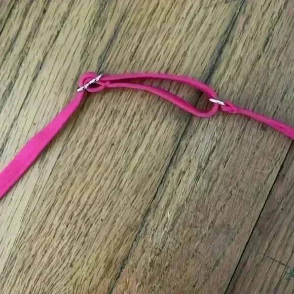 Kate Spade one piece, pink, halter swim suit; size M (S79202) - Picture 3 of 9